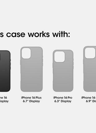 OtterBox iPhone 16 React Series Case - Clear - Ultra-Thin, Stylish Minimalist iPhone Case, MagSafe Compatible