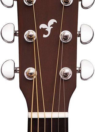 Yamaha 6 String Beginner Solid Spruce Top Traditional Western Dreadnought Acoustic Guitar With Rosewood FIngerboard, Natural Finish, Right, (FG800J NT)