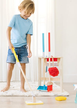 Melissa & Doug Deluxe Sparkle & Shine Cleaning Play Set (11 Pieces) - FSC Certified