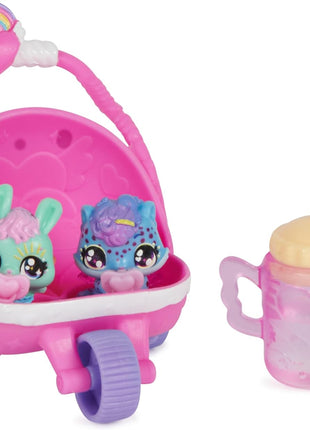 Hatchimals Alive Stroller Playset, 2 Surprise Water Reveal Eggs, Ages 3+