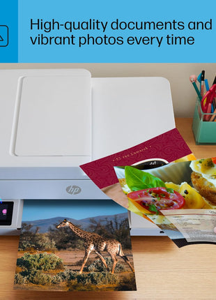 HP Envy 6555e Wireless All-in-One Color Inkjet Printer, Portobello, Print, scan, copy, Duplex printing Best-for-home, 3 month Instant Ink trial included, AI-enabled (714N5A)
