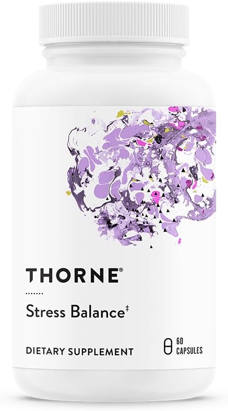 THORNE - Adrenal Support Bundle - Stress Balance & Adrenal Cortex Combo - Stress Balance and Adrenal Cortex - 30 to 60 Servings