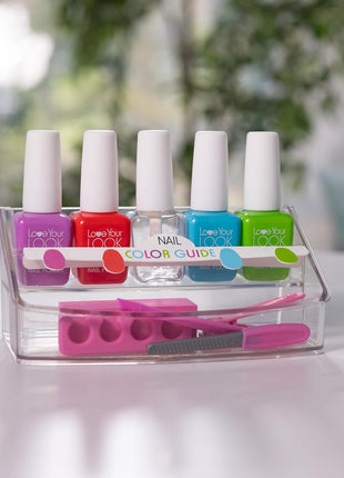 Melissa & Doug Love Your Look Pretend Nail Care Play Set – 20 Pieces for Mess-Free Play Mani-Pedis (Does NOT Contain Real Cosmetics), Pink