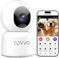 2K HD Pet Camera - 360Â° Smart Puppy Monitor with 5GHz & 2.4GHz Dual-Band WiFi, Smart Motion Tracking, 2-Way Audio, Night Vision, Indoor Camera for Dogs & Cats, Works with Phone App.