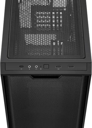 ASUS A21 Black Micro ATX PC Case Supports BTF Hidden Connector Technology, Graphics Cards up to 380mm, 360mm Coolers, & ATX PSUs, Includes Porous Front-Panel mesh, 2 Year Warranty