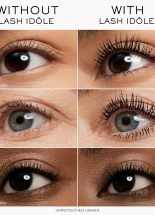 Lancôme Lash Idôle Lash-Lifting & Volumizing Mascara - Black Mascara for Instant Volume, Length & Lift - Smudge Proof & Up To 24H Wear - Black
