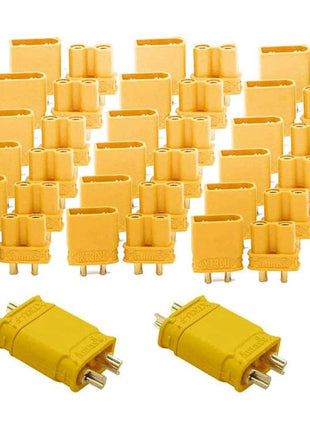 FLY RC 2pcs XT90 Plug Parallel Battery Connector Cable XT90 Connector Style Parallel Y-Harness for Quadcopters Multirotors RC LiPo Battery Male and Female Connectors