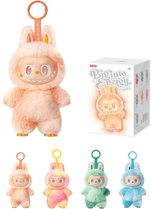 POP MART THE Monsters LABUBU Big into Energy Vinyl Plush Pendant Blind Box | LABUBU Doll, Blind Box Figures, Plush Keychain, Bag Charms, Random Design Collectible Tie Dye Toys, Single Box