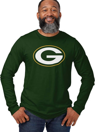 FOCO NFL Mens NFL Team Primary Logo Long Sleeve T-Shirt