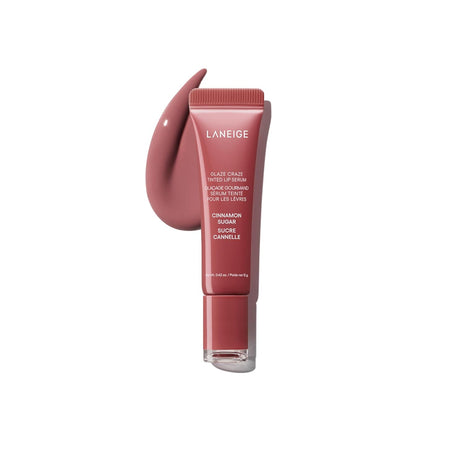 LANEIGE Glaze Craze Tinted Lip Serum: Hydrating, Lip Barrier-Boosting, Softening Lip Serum Treatment for Glossy & Buildable Shine, Nourished Lips with Plumping Polypeptides | Korean Skin Care