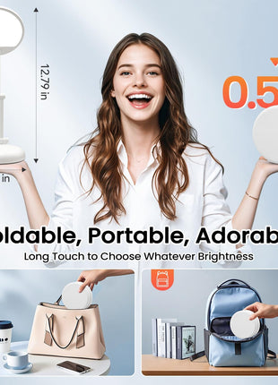 One Fire Cordless Desk Lamp,Dimmable Small Battery Powered Lights,3600mAh Rechargeable Wireless Table Lamp,Mini Lamp&Portable Light for Bed,Book Reading,Home for Small Spaces,Nail Light,Craft,Office