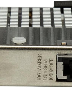 StarTech.com 1 Port 10G PCIe Network Card - 10GBase-T/NBASE-T - RJ45 Port - Intel X550 Chipset - Ethernet Card - Network Adapter - Intel NIC Card (ST10000SPEXI) Red