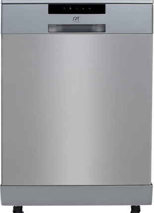 SPT SD-6513SSA 24′′ Wide Portable Dishwasher with ENERGY STAR, 6 Wash Programs, 10 Place Settings and Stainless Steel Tub – Stainless