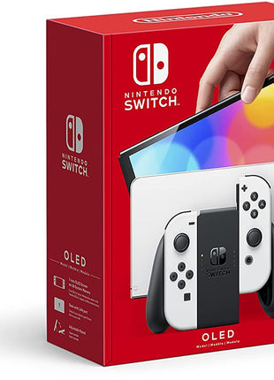 Nintendo Switch – OLED Model w/White Joy-Con