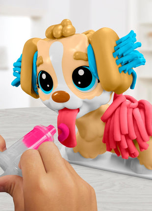 Play-Doh Care 'n Carry Vet Playset for Kids 3 Years and Up with Toy Dog, Storage, 10 Tools, and 5 Modeling Compound Colors, Non-Toxic
