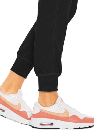 Med Couture Scrub Pants for Women Cargo Jogger Bottoms with 5 Pockets, Lightweight, Ultra Soft, 2-Way Stretch Fabric - MC7710, M, Black
