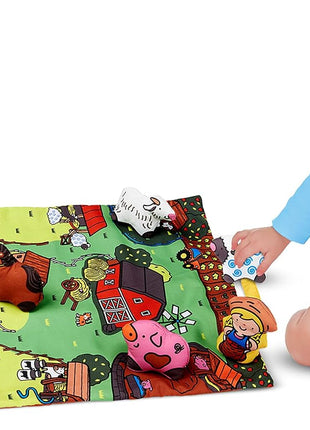 Melissa and Doug MD9216 Take-Along Farm Play Mat, Mutlicolored, 15L x 11W x 3.5H in.