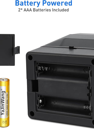 35 mm Film & Slide Viewer, 2X LED Illuminated Viewing Slide Projector for Old Slides and 35mm Film Negatives(2 AAA Batteries Included)