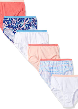 Hanes Girls' Hanes Girls' 20-pack Tagless Cotton Brief Panties