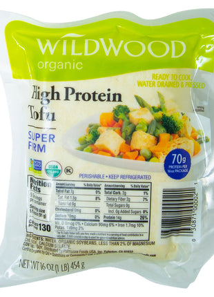 Wildwood, Organic Sproutofu, Super Firm, 16 oz