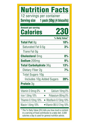 belVita Breakfast Bars Biscuits, Golden Oat, Value Pack, 12 Packs (4 Biscuits Per Pack)