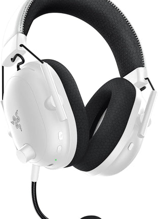 Razer BlackShark V2 Pro Wireless Gaming Headset: Super Wideband Mic - Pro Tuned FPS Profiles - 50mm Drivers - Plush Noise Isolating Earcups - 70 Hr Battery - Bluetooth - for PC, PS5, Switch 2 - White
