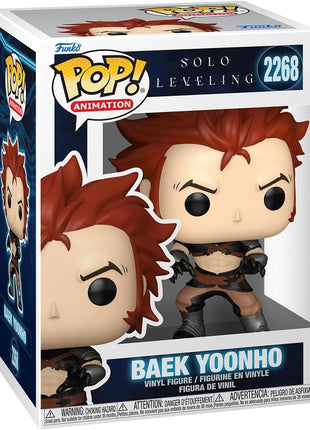 Funko Pop! Animation: Solo Leveling - Baek Yoonho - Collectable Vinyl Figure - Gift Idea - Official Merchandise - Toys for Kids & Adults - Anime Fans - Model Figure for Collectors and Display