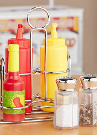 Melissa & Doug 6-Piece Condiments, Play Food Set with Kids Play Kitchen Accessories, Preschool Learning Toys for Girls & Boys 3+