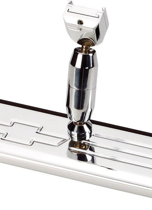 Billet Specialties 257340 Mirror, Rear View, Rectangle, 9.375 in Wide x 2.438 in Tall, Bowtie, Aluminum, Polished, Each