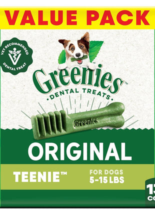 Greenies Original Teenie Dental Dog Treats, 36 oz. Pack (130 Treats)