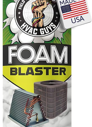 Foam Blaster AC Coil Cleaner for AC Unit | No Rinse Formula for Evaporators & Condensers | Neutral Citrus Scent