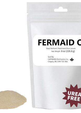 Fermaid O Yeast Nutrient - 8 oz (226.8 g) - Make Wine Cider Mead Kombucha At Home - Sold by CAPYBARA Distributors Inc.