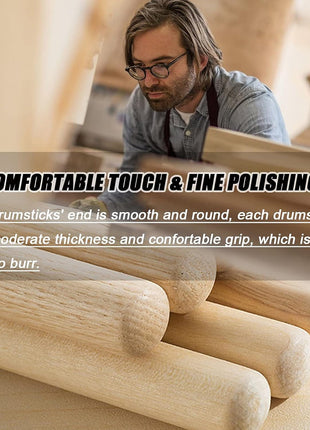 WOGOD 5A Drum Sticks Maple Drumsticks (Two pair)