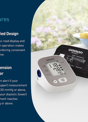 OMRON Bronze Blood Pressure Monitor & Upper Arm Blood Pressure Cuff | For Home Use - #1 Doctor & Pharmacist Recommended Brand - Clinically Validated - Connect App