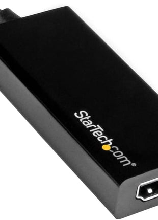 StarTech.com USB-C to HDMI Video Adapter Converter - 4K 30Hz - Thunderbolt 3 Compatible - USB 3.1 Type-C to HDMI Monitor Travel Dongle Black (CDP2HD)