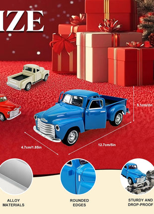 Little Blue Truck Toy for Toddlers Boys Girls | 1:32 Alloy Toddlers Car Toy Driveable,Car Door Can Open,Toy Trucks for Kids Boys Girls Easter Christmas Birthday Gifts