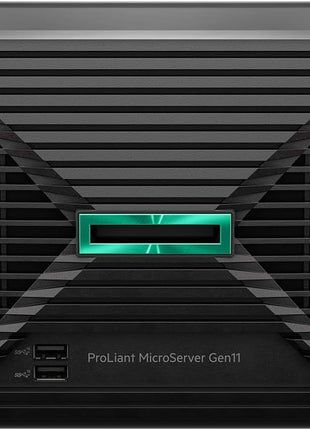 Hewlett Packard Enterprise ProLiant MicroServer Gen11 Tower Server, Intel Pentium Gold G7400 Processor, 16GB Memory, 1TB HDD Storage, External 180W US Power Supply (HPE Smart Choice P74439-005)