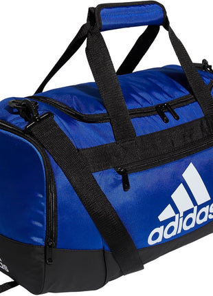adidas Unisex Defender 4.0 Gym Duffel Bag for Men and Women, Black/White, Small (38L)