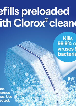 Clorox ToiletWand Disinfecting Refills, Disposable Wand Heads, 30 Count (Package May Vary)