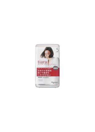 Shiseido Tiara, Cream Hair Color 5, Natural Chestnut Color (Set of 3)