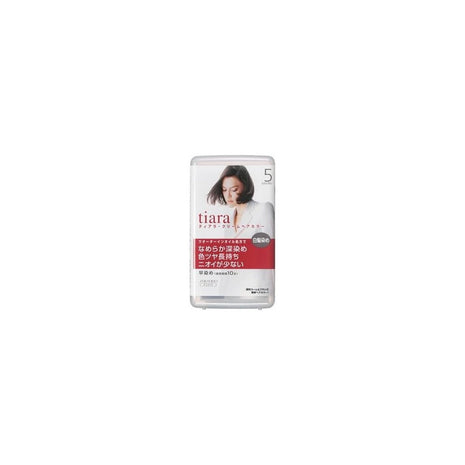 Shiseido Tiara, Cream Hair Color 5, Natural Chestnut Color (Set of 3)