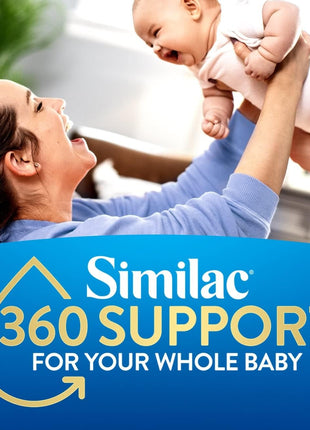Similac 360 Total Care Ready-to-Feed Baby Formula | 5 HMO prebiotic blend, infant formula to support baby's immune system, brain development & digestive health, 2-fl-oz, 48 pack