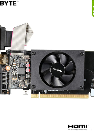 GIGABYTE 2GB RAM DDR3 SDRAM Video Graphics Cards GV-N710D3-2GL REV2.0 for Desktop