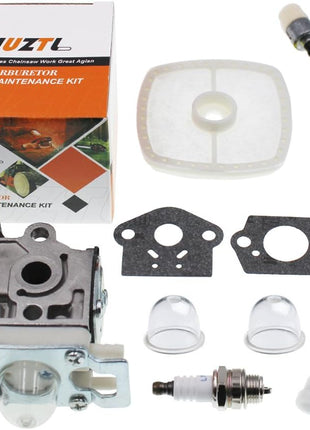 Carburetor for ECHO GT225 GT225i GT225L PAS225 PE225 PPF225 SHC225 SRM225 SRM225U Trimmer with Repower Maintenance Kit Spark Plug by HUZTL