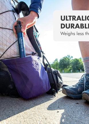 LifeStraw Personal Water Filter for Hiking, Camping, Travel, and Emergency Preparedness