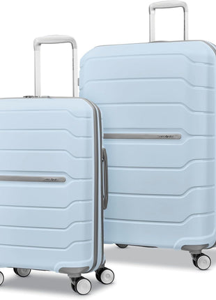 Samsonite Freeform Hardside Carry-On Luggage with Spinner Wheels - Hardshell Suitcase - TSA, Airline-Approved - Expandable Hard Shell, Smooth Rolling Wheels for Lightweight Travel – Black