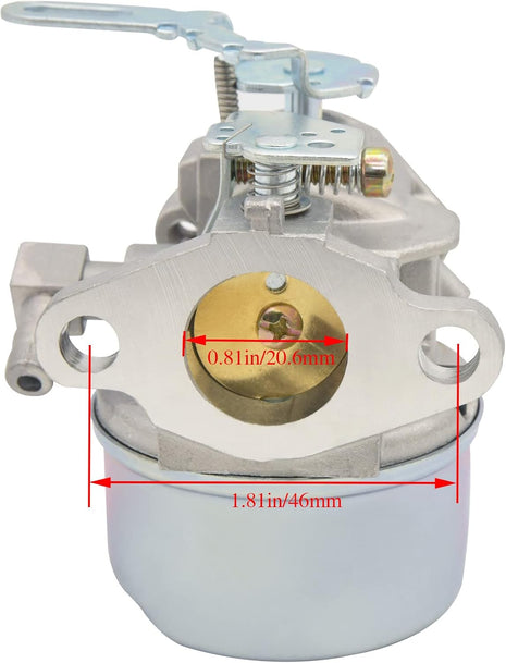 640084B Carburetor Snow Blower Carburetor Carb Compatible for Tecumseh 5HP MTD 632107A 632107 640084 640084A Toro 521 Snow Blower HSSK40 HSSK50 HS50 LH195SA - for 640084B Snow Blower Carburetor