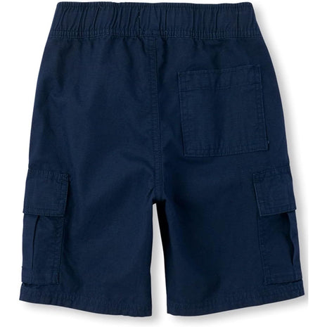 The Children's Place Boys Pull on Cargo Shorts,Flax/Sandwash/Tidal/Washed Black 4 Pack,6