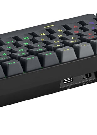 Adesso EasyTouch 1000 VIA Mini Mechanical Keyboard Multi-OS Illuminated | Wired/Wireless/Bluetooth, With Copilot Ai Hotkey