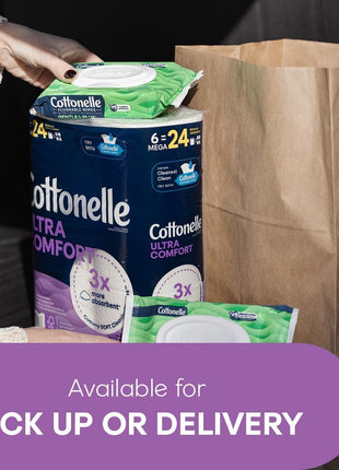 Cottonelle Ultra Soft Toilet Paper, 24 Family Mega Rolls=108 Regular Rolls